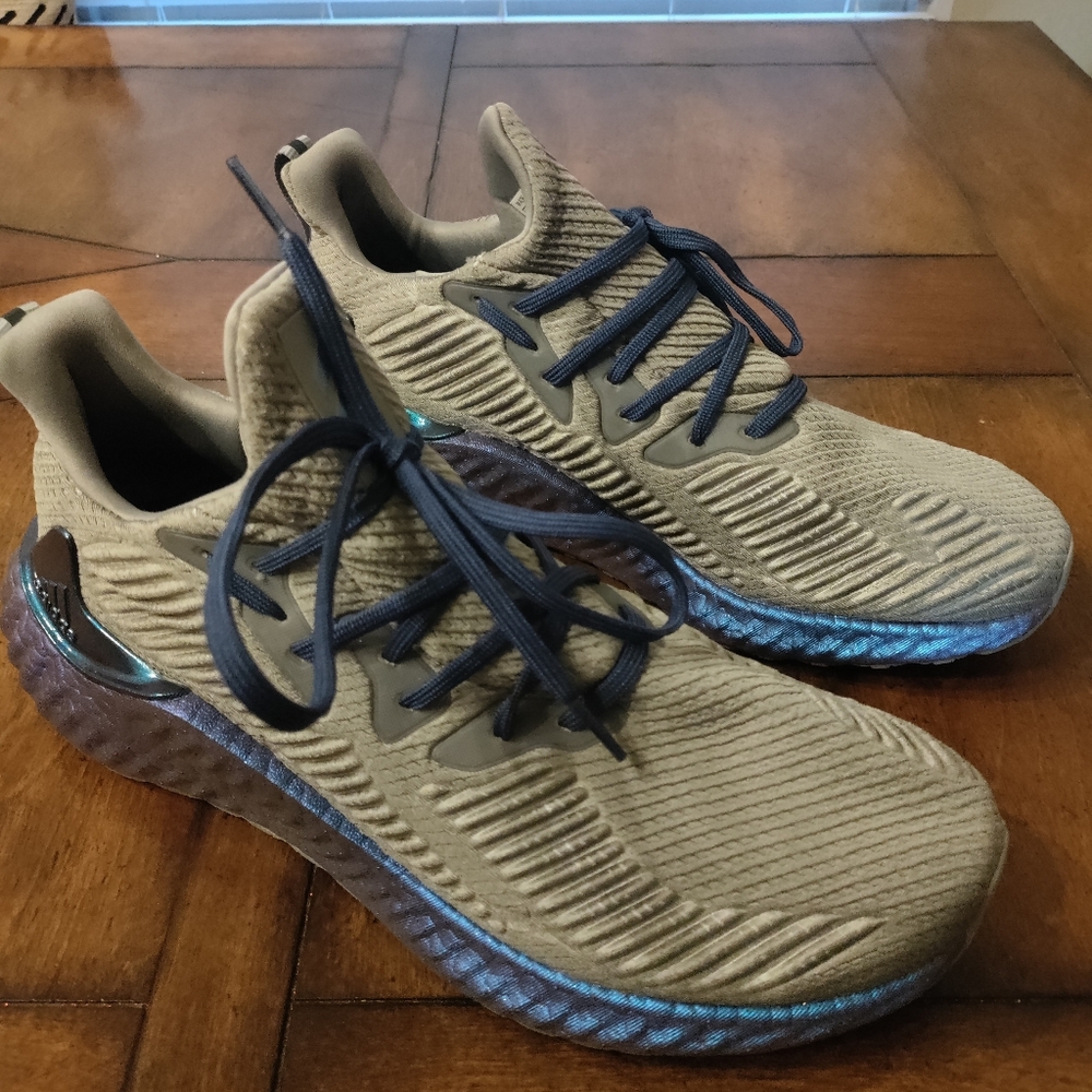 adidas Athletic Shoes in Gray and Blue - Picture 2 of 7